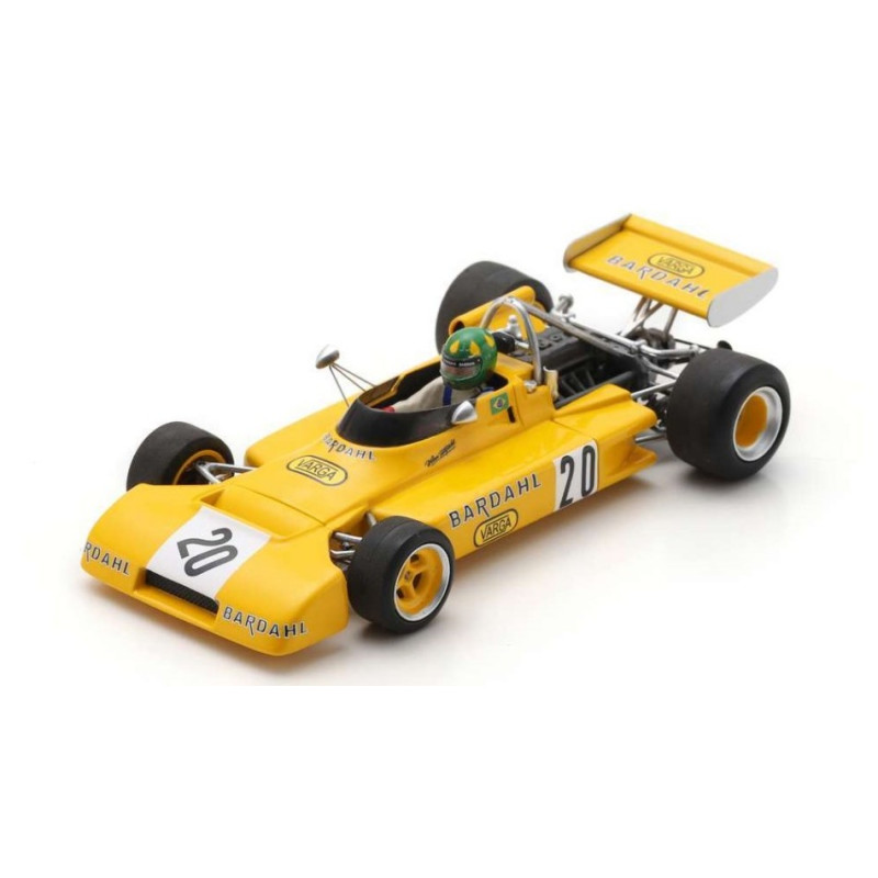 1:43 Spark Brabham BT38 N20 4th Hockenheim GP 1972 Wilson Fittipaldi