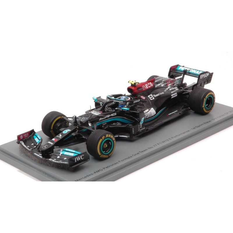 1:43 Spark Mercedes W12 E Valtteri Bottas 2021 N77 3rd Italy GP