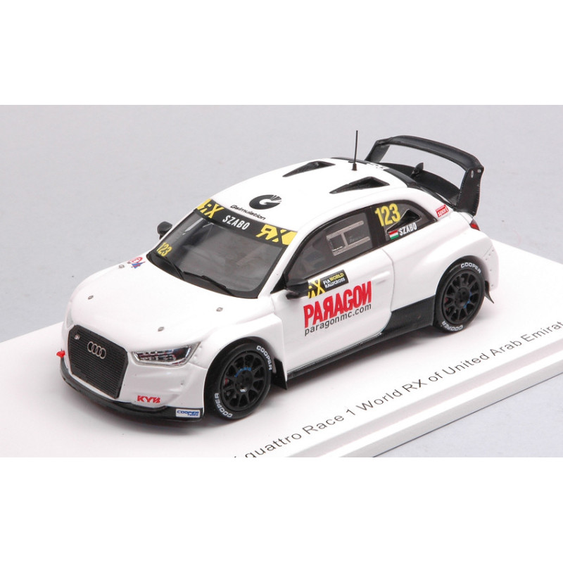 1:43 Spark Audi Sport S1 WRX N123 Arab Emirates 2019 Krisztian Szabo