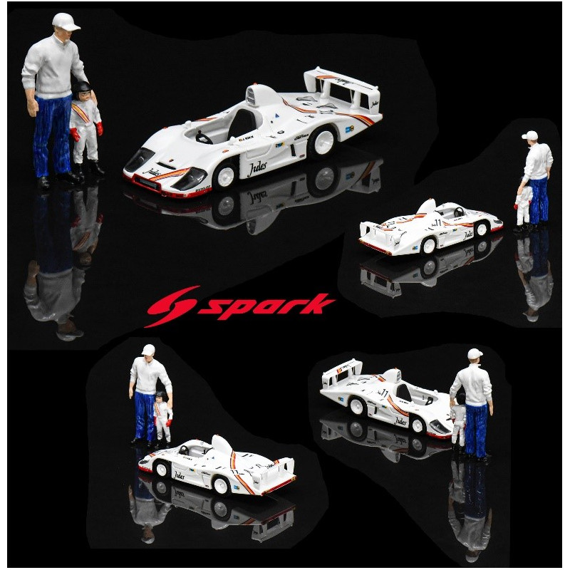 1:43 Spark Porsche Little BIG Mans SET With Figurine