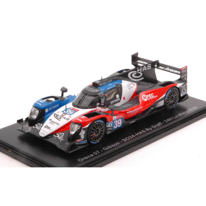 1:43 Spark Oreca 07 N39 LM 2020 J.allen v.capillaire c.milesi