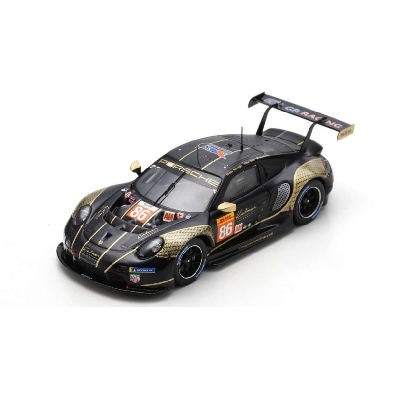 1:43 Spark Porsche 911 RSR 19 N86 GR Racing 8H Bahrain 2023 Waiw. pera barker