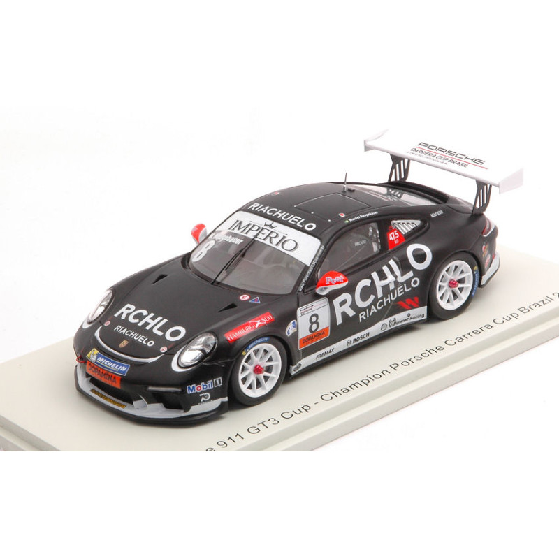 1:43 Spark Porsche 911 GT3 CUP N8 Carrera CUP Brazil 2018 W.neugebauer