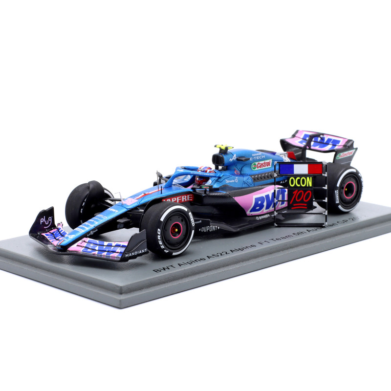 1:43 Spark Alpine A522 Esteban Ocon 2022 N31 5th Austrian GP