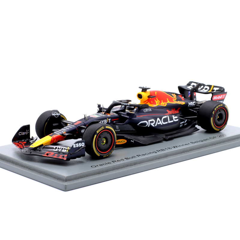 1:43 Spark RED Bull RB18 MAX Verstappen 2022 N1 Winner Belgian GP