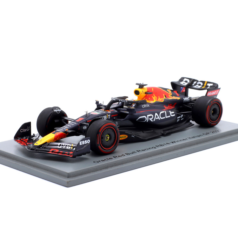 1:43 Spark RED Bull RB18 MAX Verstappen 2022 N1 Winner Italian GP