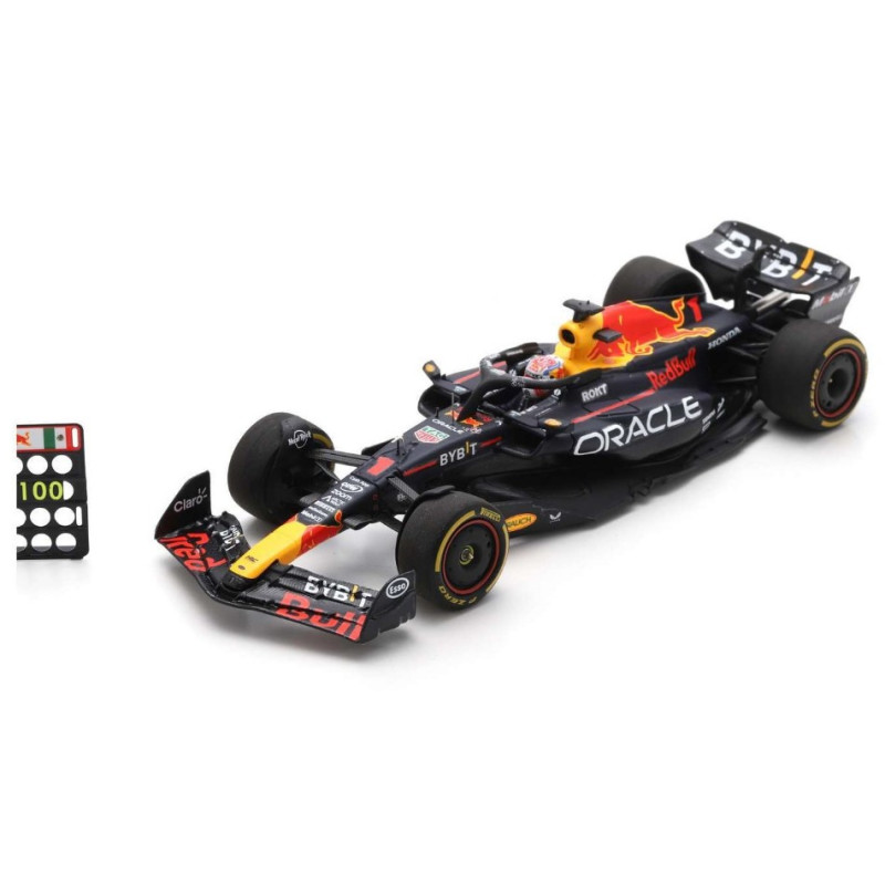 1:43 Spark RED Bull RB19 N1 Winner Canada GP 2023 MAX Verstappen W/pit B.100th