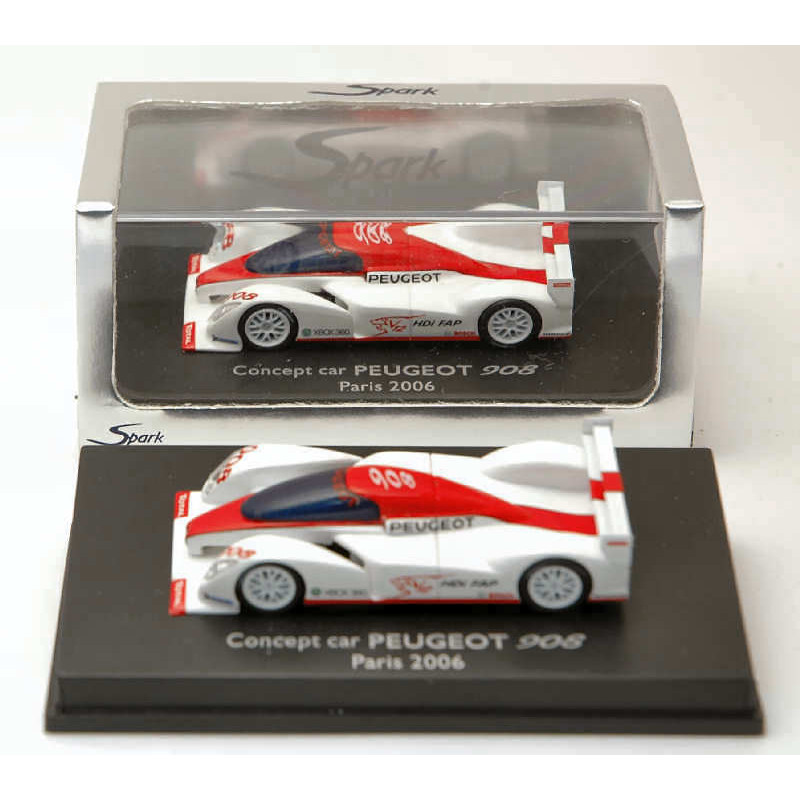 1:87 Spark Peugeot 908 Paris 2006