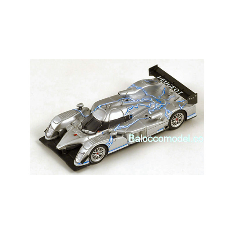 1:87 Spark Peugeot 908 Hybrid 2008 Argento