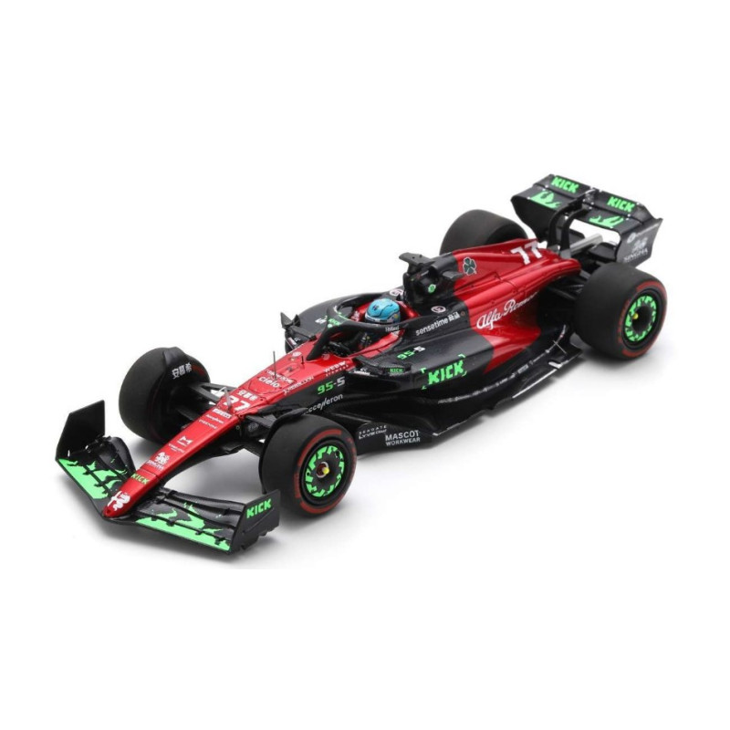 1:43 Spark Alfa Romeo F1 N77 Belgian GP 2023 Valtteri Bottas