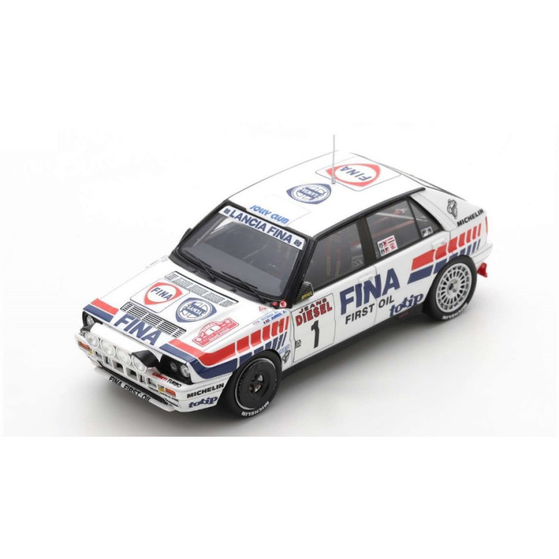 1:43 Spark Lancia Delta HF 16V N1 Winner Rally Sanremo 1991 Auriol occelli