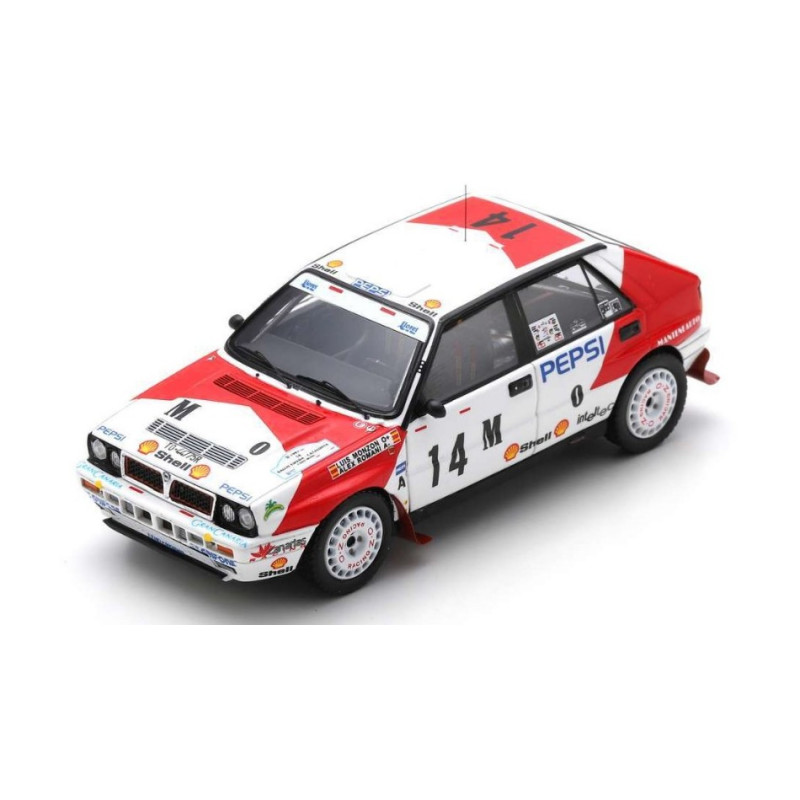 1:43 Spark Lancia Delta HF Integrale 16V N14 Rallye Catalunya 1991 Monzon romani