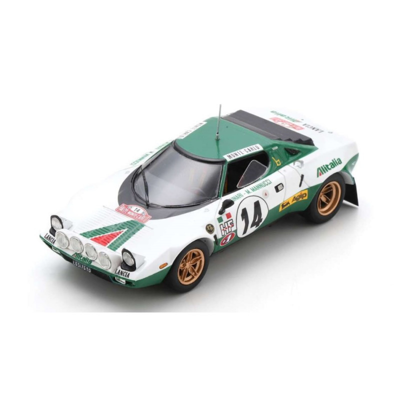 1:43 Spark Lancia Stratos HF N14 Winner Monte Carlo 1975 S.munari m.mannucci