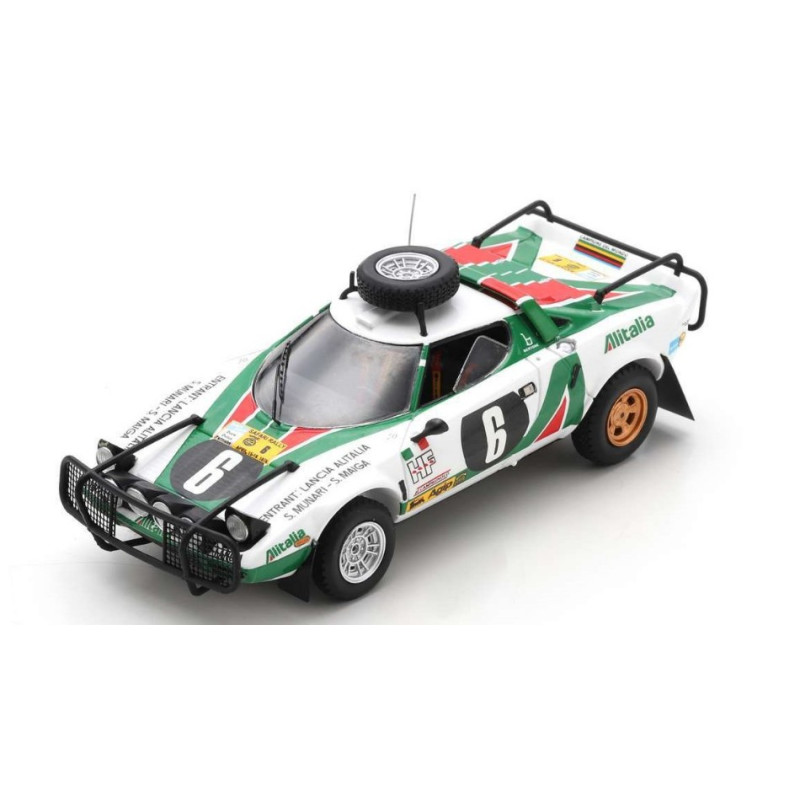 1:43 Spark Lancia Stratos HF N6 Safari Rally 1976 S.munari s.maiga