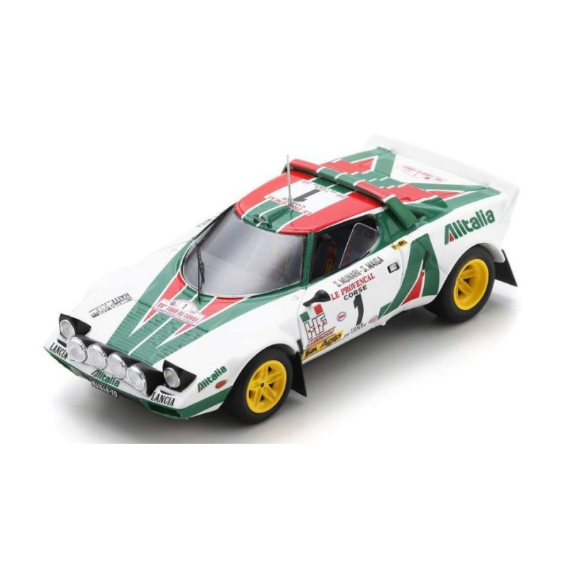 1:43 Spark Lancia Stratos HF N1 Winner T.d.corse Rally DE France 1976 Munari maiga