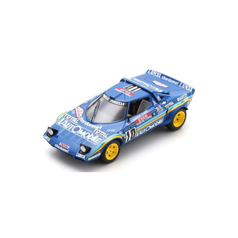 1:43 Spark Lancia Stratos HF N10 Winner Tour DE Corse 1981 B.darniche a.mahe