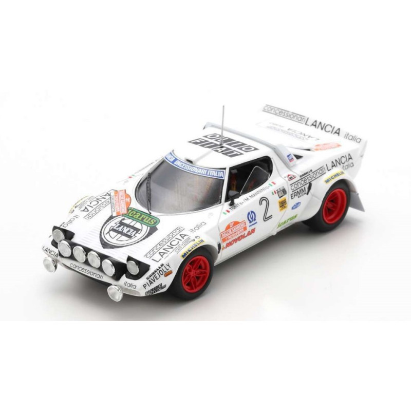 1:43 Spark Lancia Stratos HF N2 Winner Rally Sanremo 1979 Tony m.mannini