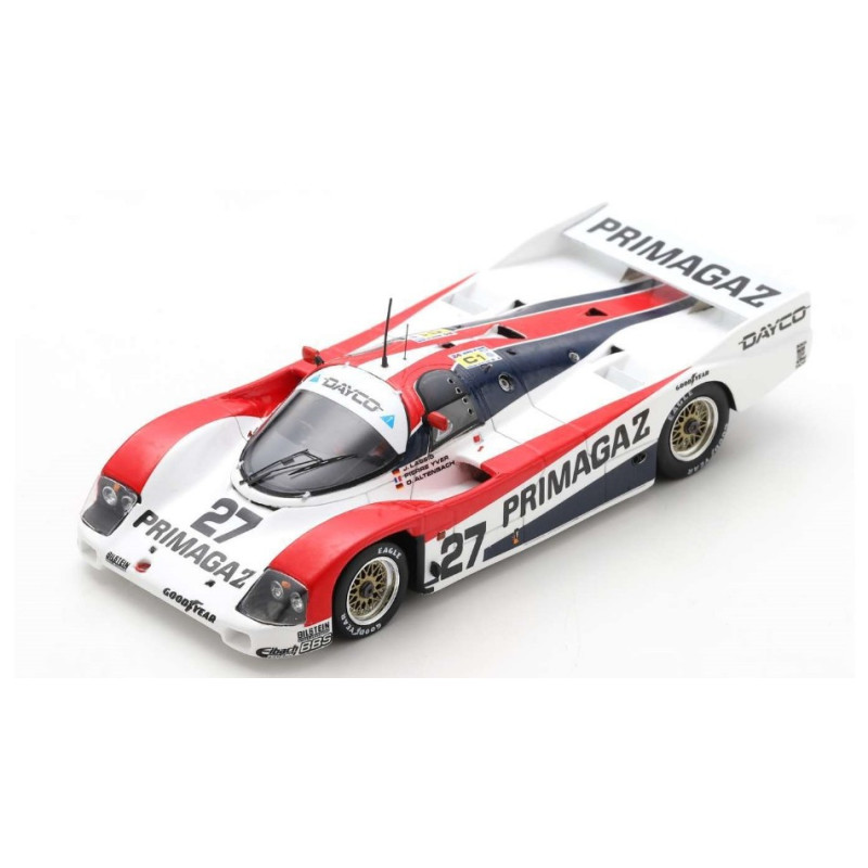 1:43 Spark Porsche 962 C N27 9th LM 1990 P.yver j.lassig o.altenbach