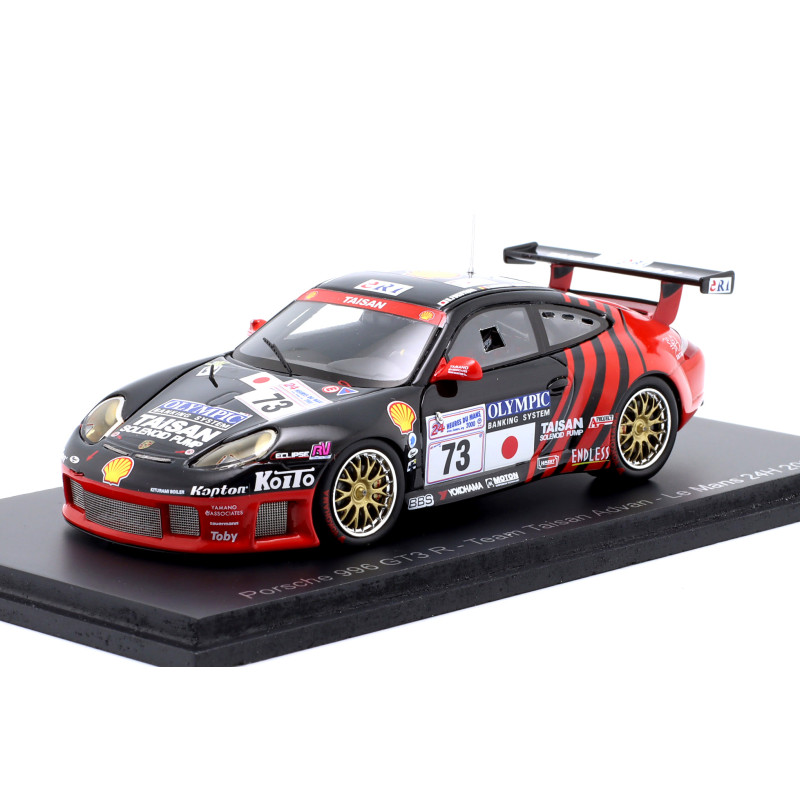 1:43 Spark Porsche 996 GT3 R N73 24H LE Mans 2000 Fukuyama yogo lambert