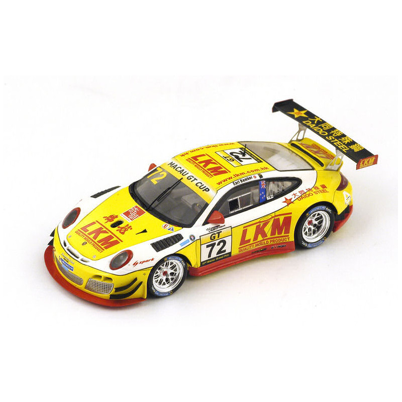 1:43 Spark Porsche GT3 R N72 8th Macau GP GT CUP 2014 E.bamber