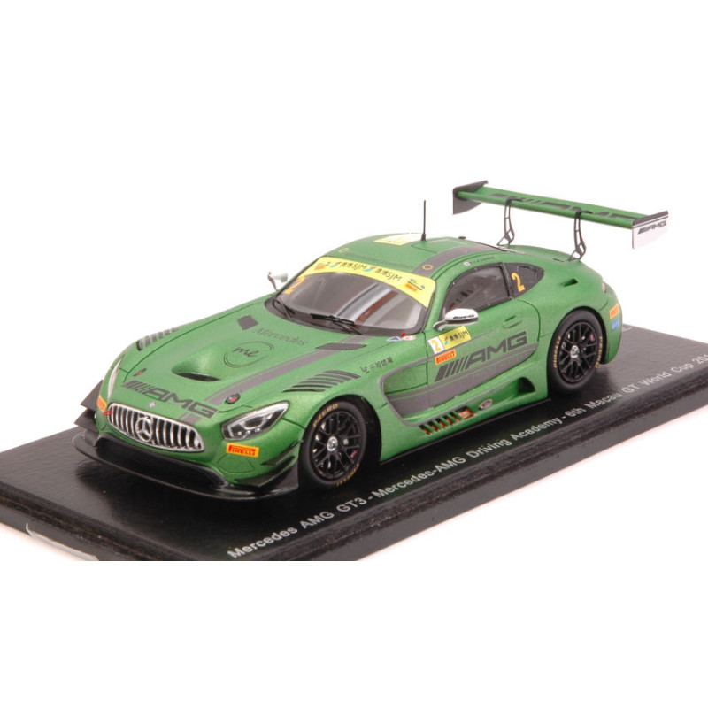 1:43 Spark Mercedes AMG GT3 N2 6th Macau GT World CUP 2016 R.van DER Zande