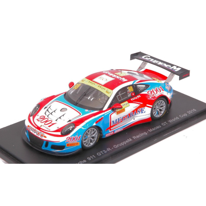 1:43 Spark Porsche 911 GT3 R N98 Macau GT World CUP 2016 MA C.yeung Philip