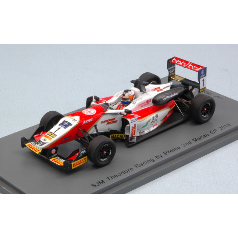 1:43 Spark Dallara F3 F.rosenqvist 2016 N1 2nd Macau GP  (LIM.300)