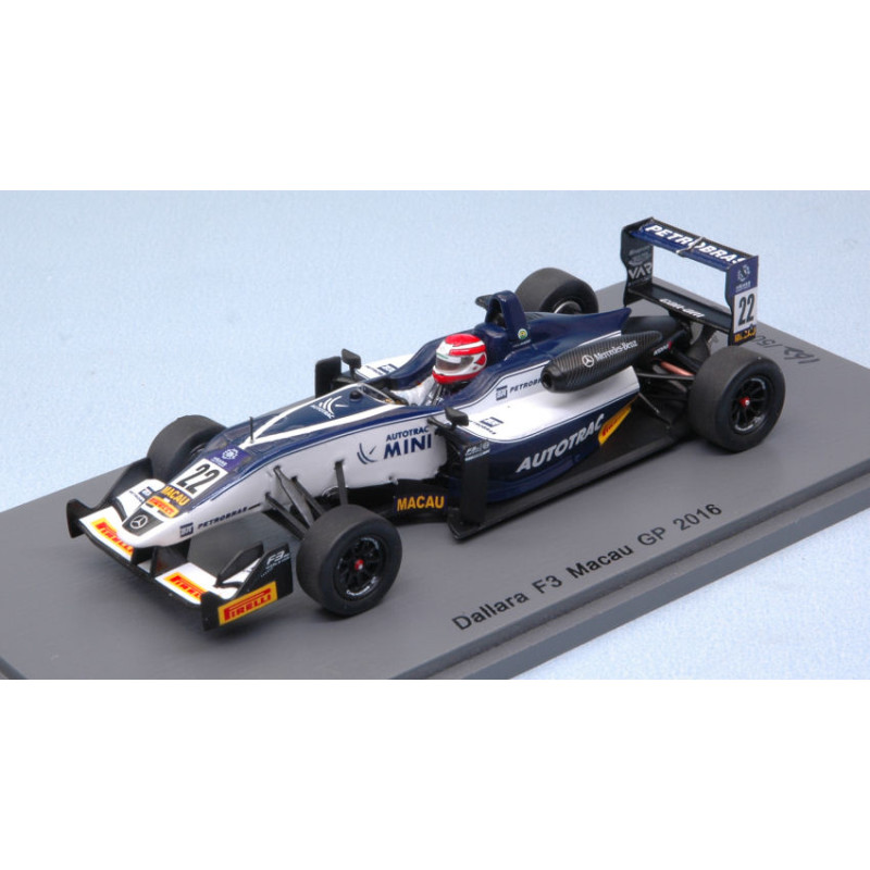 1:43 Spark Dallara Mercedes F3 P.piquet 2016 N22 Macau GP