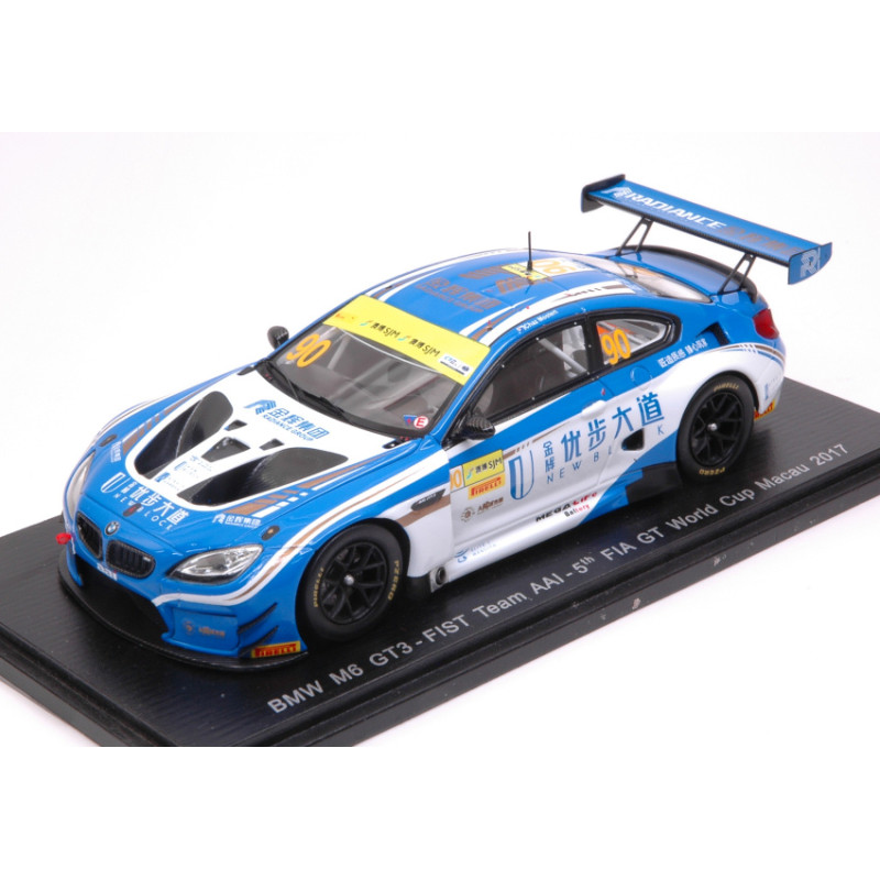 1:43 Spark BMW M6 GT3 N90 FIA GT World CUP Macau 2017 C.mostert