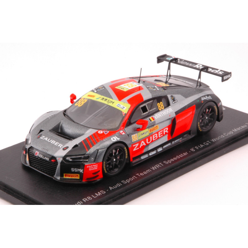 1:43 Spark Audi R8 LMS N88 FIA GT World CUP Macau 2018 D.vanthoor