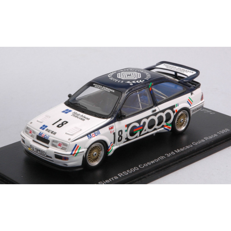 1:43 Spark Ford Sierra RS500 Cosworth N18 3rd Macau Guia Race 1988 A.rouse