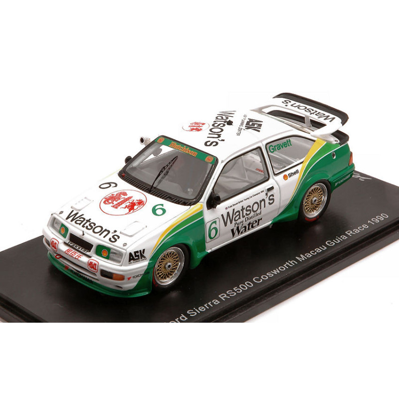 1:43 Spark Ford Sierra RS500 Cosworth N6 Macau Guia Race 1990 Robb Gravett