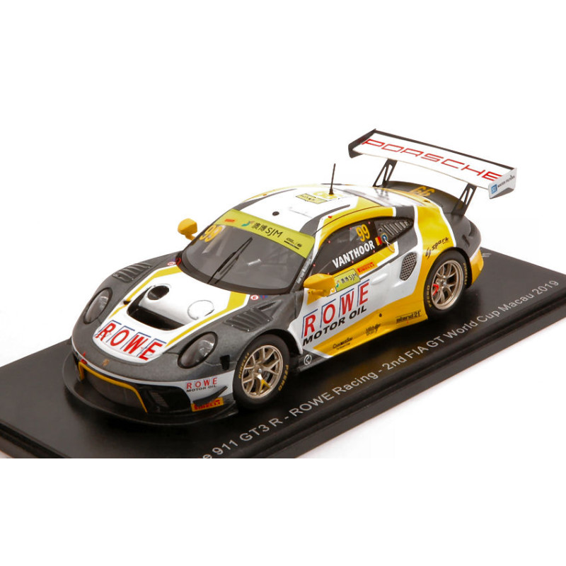 1:43 Spark Porsche 911 GT3 R N99 2nd FIA GT World CUP Macau 2019 L.vanthoor