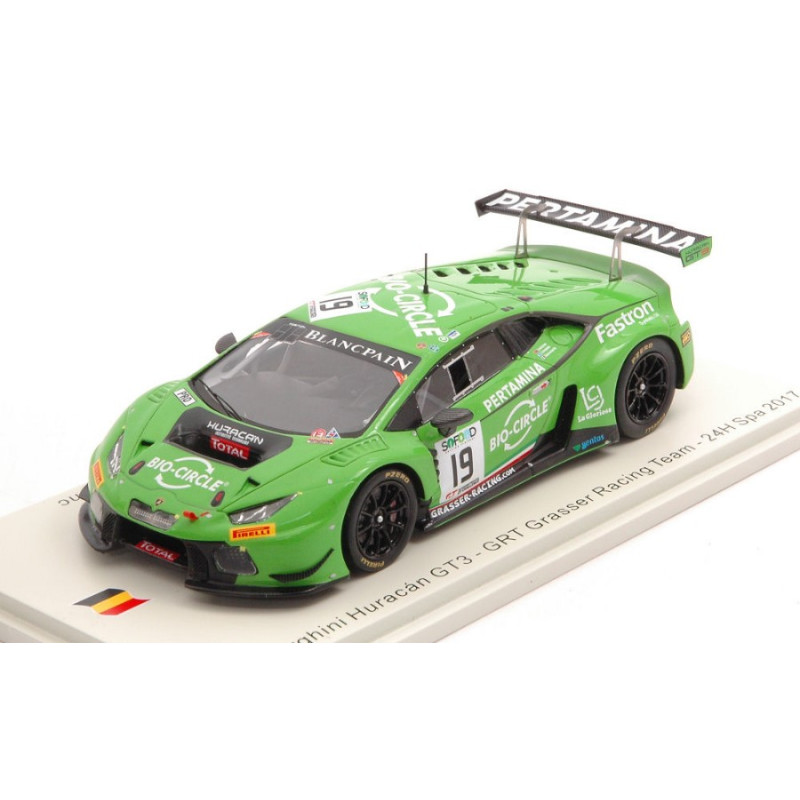 1:43 Spark Lamborghini Huracan GT3 N19 24H SPA 2017 Ineichen giammaria perez Comp