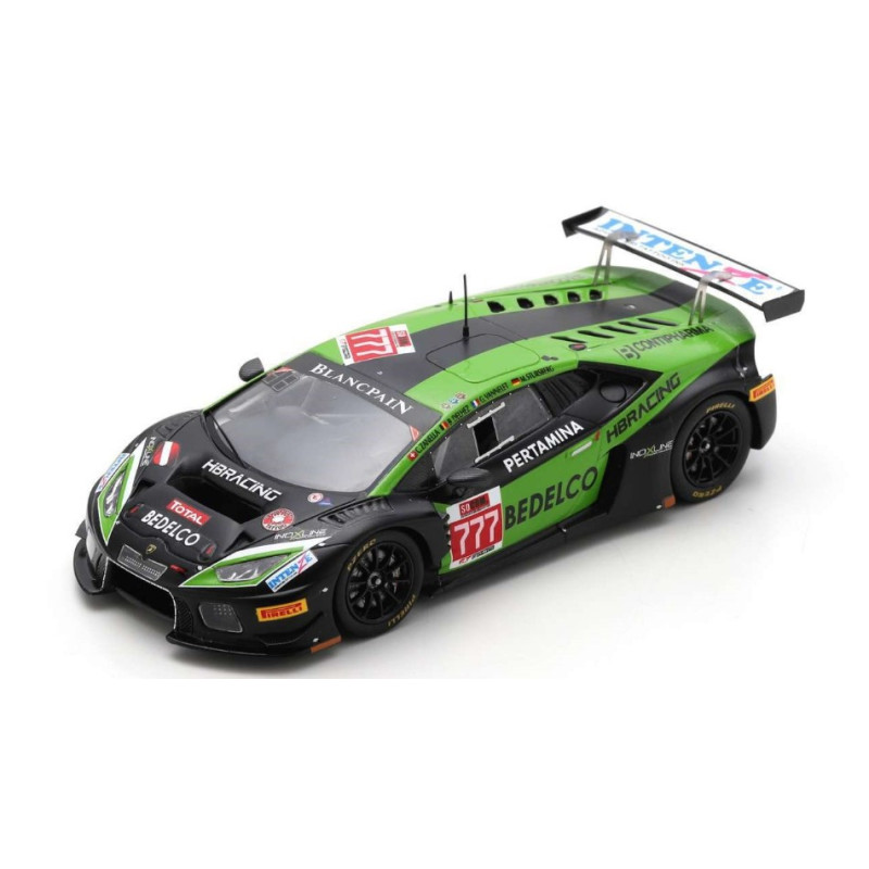 1:43 Spark Lamborghini Huracan N777 24H SPA 2017 Delhez vannelet zarnella st.