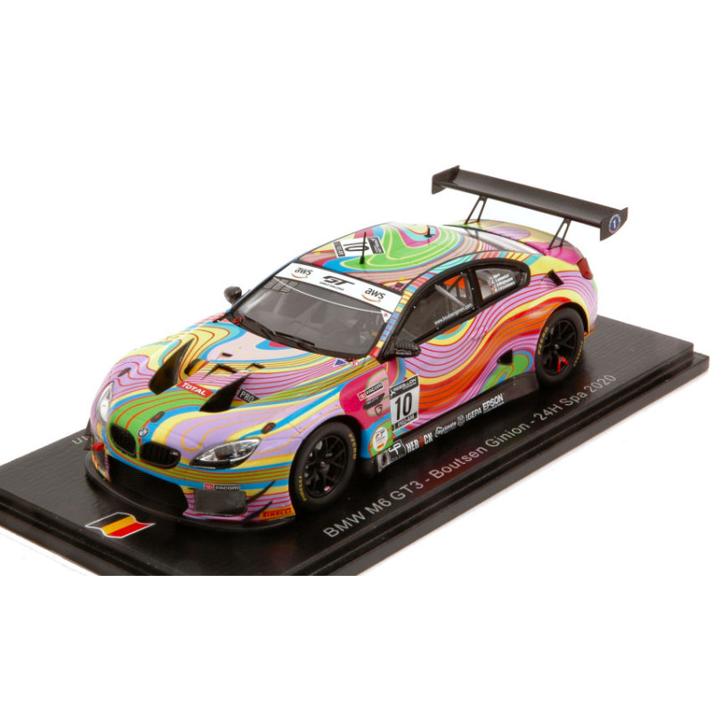 1:43 Spark BMW M6 GT3 N10 24H SPA 2020 Ojjeh vannelet lessennes klingmann