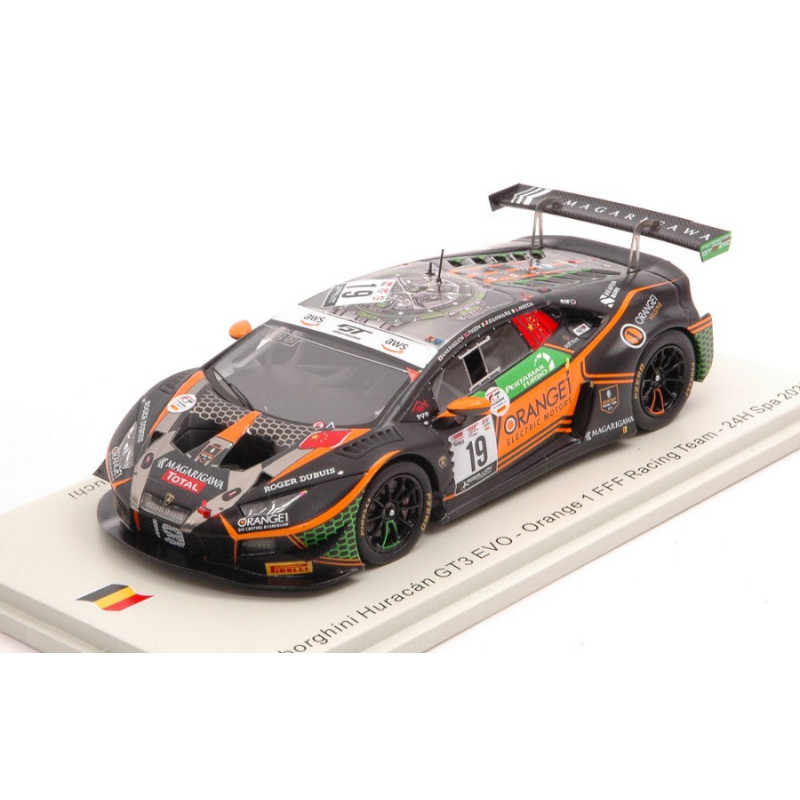 1:43 Spark Lamborghini Huracan GT3 N19 24H SPA 2020 Moccia keen giammaria hamag.