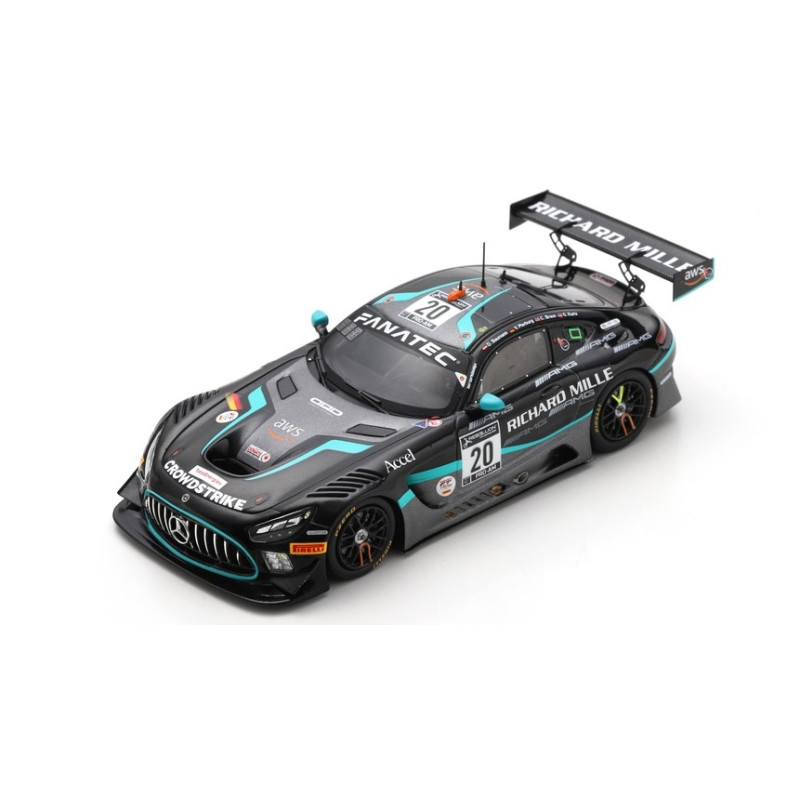 1:43 Spark Mercedes GT3 N20 24H SPA 2021 Pierburg kurtz braun baumann