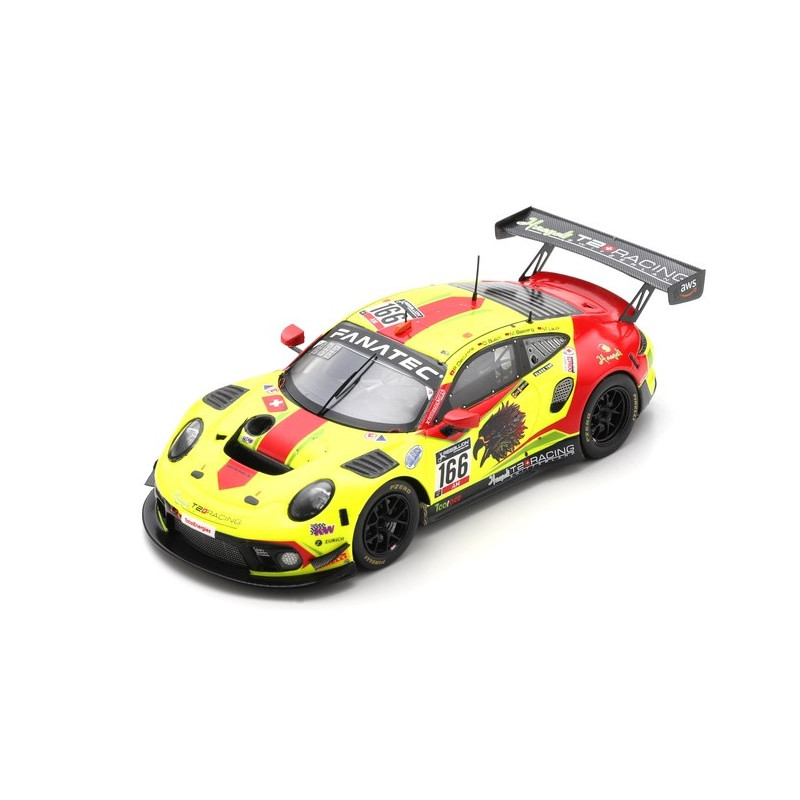 1:43 Spark Porsche 911 GT3 N166 Winner AM Class 24H SPA 2021 Decurtins busch lauc