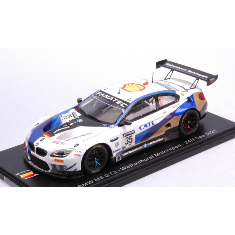 1:43 Spark BMW M6 GT3 N35 24H SPA 2021 Glock tomczyk neubauer