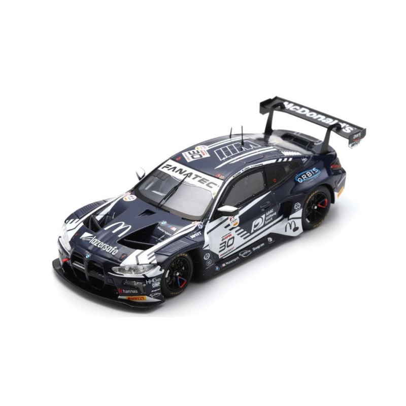 1:43 Spark BMW M4 GT3 N30 2nd Oro CUP 24H SPA 2023 Williams krutten simmenauer