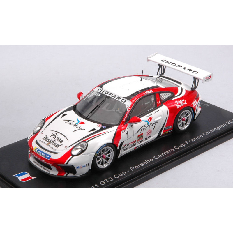 1:43 Spark Porsche Carrera CUP France N1 Champion 2019 Ayhancan Guven