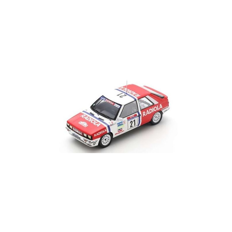 1:43 Spark Renault 11 N21 Tour DE Corse Rally DE France 1987 Rouby martin