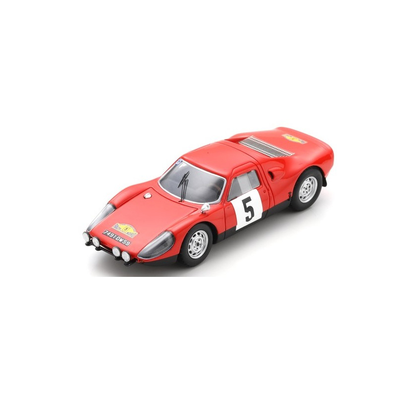 1:43 Spark Porsche 904 GTS N5 Rally DES Routes DU Nord 1967 R.dutoit j.morel