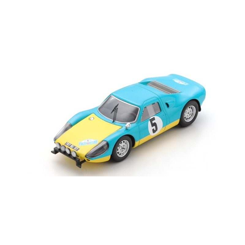 1:43 Spark Porsche 904 GTS N5 Vainqueur Rallye D'ebeuf 1967 Philippe Farjon