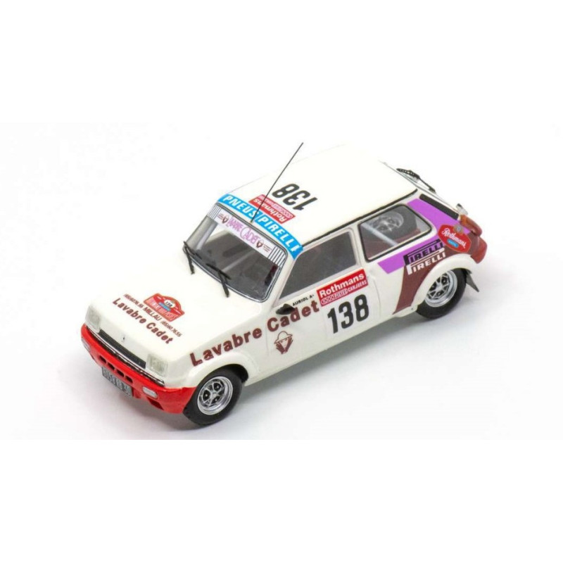 1:43 Spark Renault 5 GR.2 N138 1000 Pistes DE Canjuers 1983 Auriol tissiot