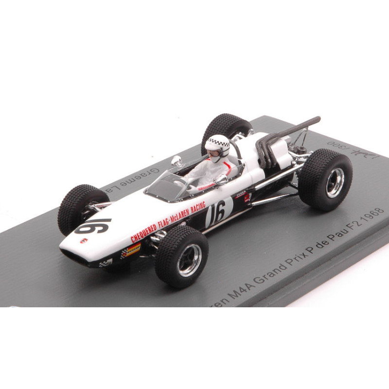 1:43 Spark MC Laren M4A N16 GP DE PAU F2 1968 Graeme Lawrence