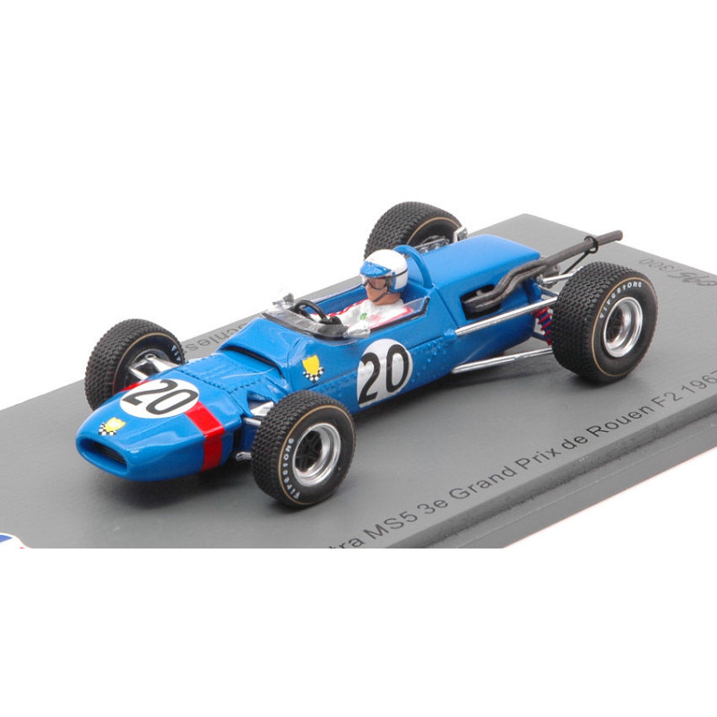 1:43 Spark Opacora MS5 N20 3e GP DE Rouen F2 1967 JO Schlesser