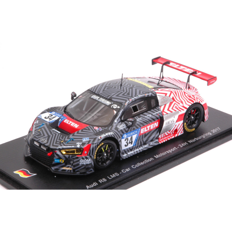 1:43 Spark Audi R8 LMS N34 Nurburgring 2017 Saurenmann rocco coch slooten