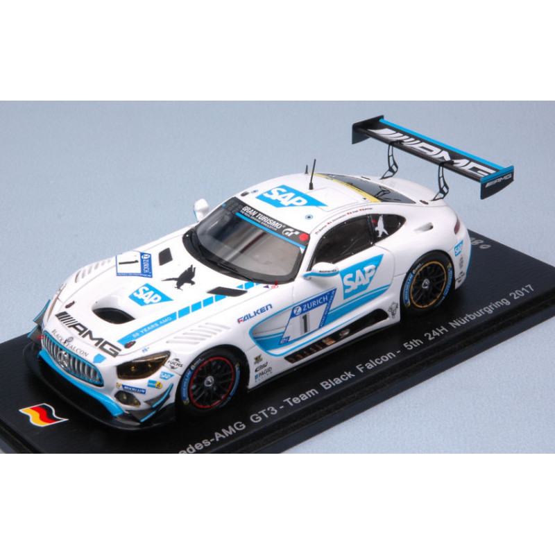 1:43 Spark Mercedes GT3  N1 5th NURBURGR.2017 Engel christod. buurman metzger